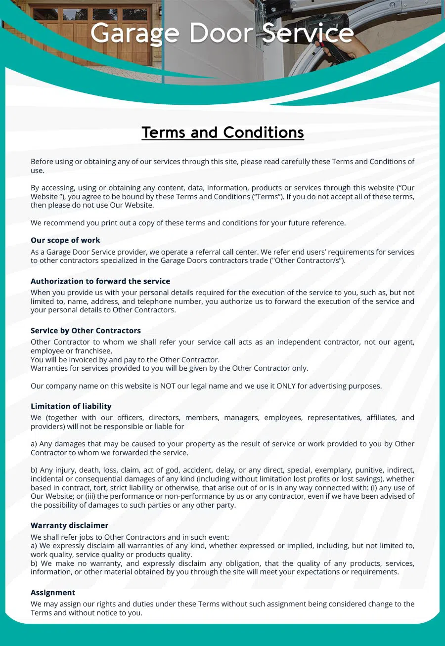 Garage Door Mobile Service Repair Cypress, CA 714-576-5785